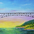 Golden Dawn at Deception Pass